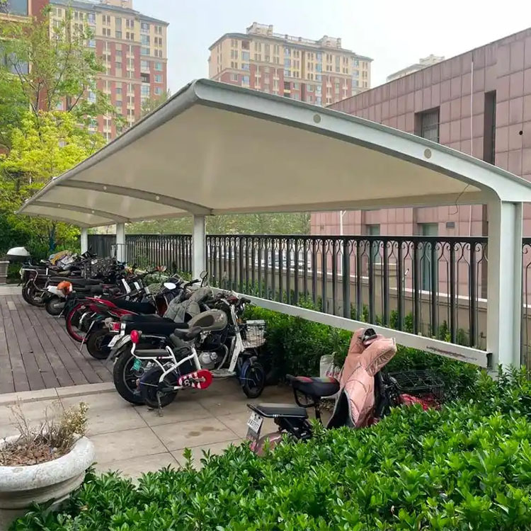 西青区膜结构电动车棚